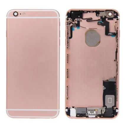 ORIGINAL PINK BACK COVER WITH SPARE PARTS FOR IPHONE 6S PLUS NUMBER