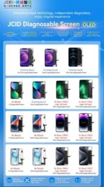 TOUCH DIGITIZER + DISPLAY OLED COMPLETE FOR APPLE IPHONE 14 PRO MAX 6.7 JCID OLED VERSIONE SOFT (DIAGNOSABLE NO NEED TO TRANSPLANT THE ORIGINAL SCREEN IC) - Image 3