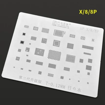 AMAOE IP X  8 8P IC METAL MOLD FOR APPLE IPHONE 8 PLUS NUMBER