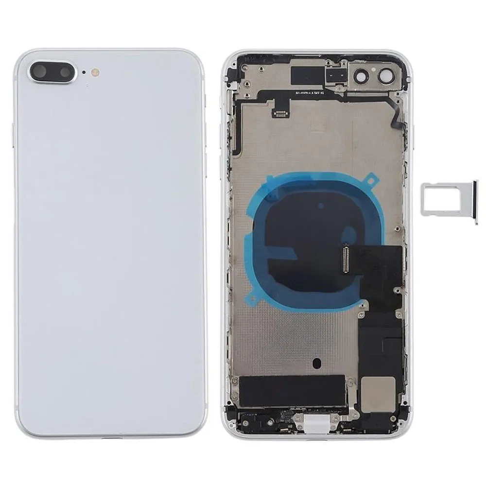 BACK COVER WITH SPARE PARTS FOR APPLE IPHONE 8 PLUS 5.5 WHITE_number BACK COVER WITH SPARE PARTS FOR APPLE IPHONE 8 PLUS WHITE NUMBER - Image 1