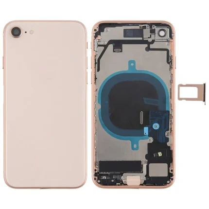 BACK COVER WITH SPARE PARTS FOR APPLE IPHONE 8 GOLD NUMBER