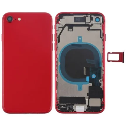 BACK COVER WITH SPARE PARTS FOR APPLE IPHONE 8 RED NUMBER
