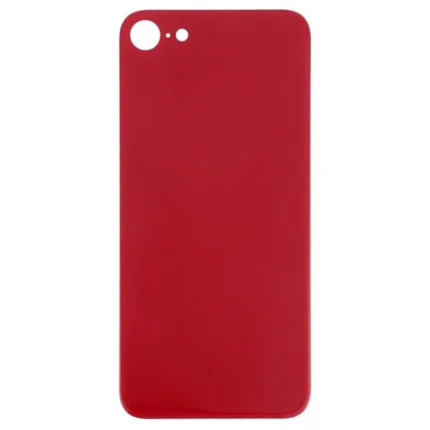 GLASS BACK COVER (BIG HOLE) FOR APPLE IPHONE 8 RED NUMBER