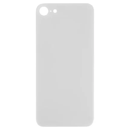 GLASS BACK COVER (BIG HOLE) FOR APPLE IPHONE 8 WHITE NUMBER