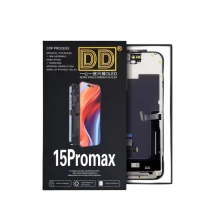 DISPLAY OLED DISPLAY COMPLETO PER APPLE IPHONE 15 PRO OLED VERSIONE DURO JK