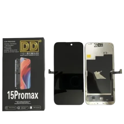 DISPLAY OLED DISPLAY COMPLETO PER APPLE IPHONE 15 PRO MAX OLED VERSIONE DURO JK