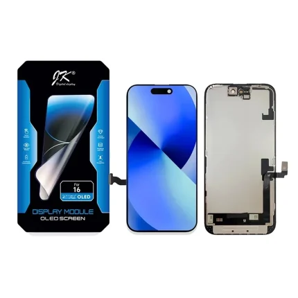 DISPLAY OLED DISPLAY COMPLETO PER APPLE IPHONE 16 OLED VERSIONE DURO JK