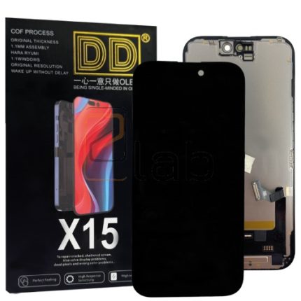DISPLAY OLED DISPLAY COMPLETO PER APPLE IPHONE 15 OLED VERSIONE SOFT DD