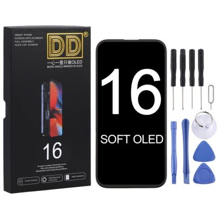 DISPLAY OLED DISPLAY COMPLETO PER APPLE IPHONE 16 OLED VERSIONE SOFT DD